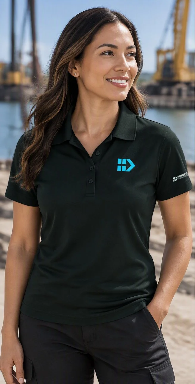 Women's Port Authority Polo - Black.jpg
