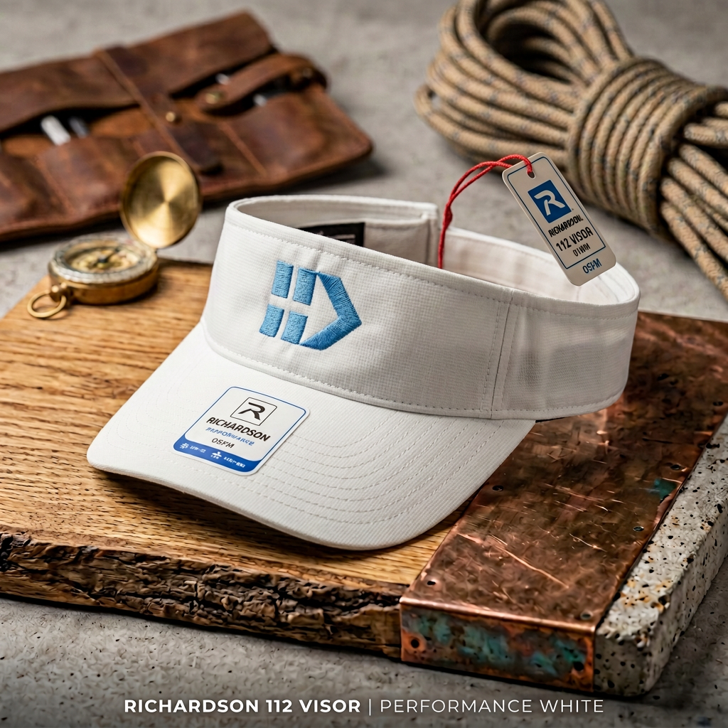 Hawaiian Dredging Performance White Visor - $30.00