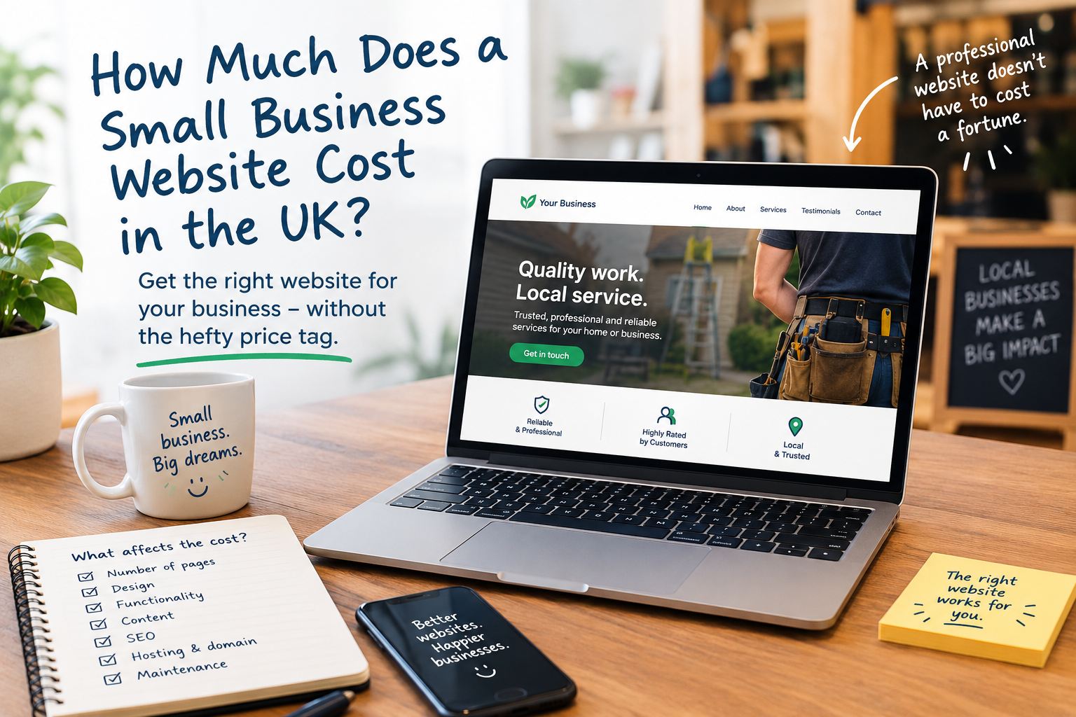 How Much Does a Small Business Website Cost in the UK?