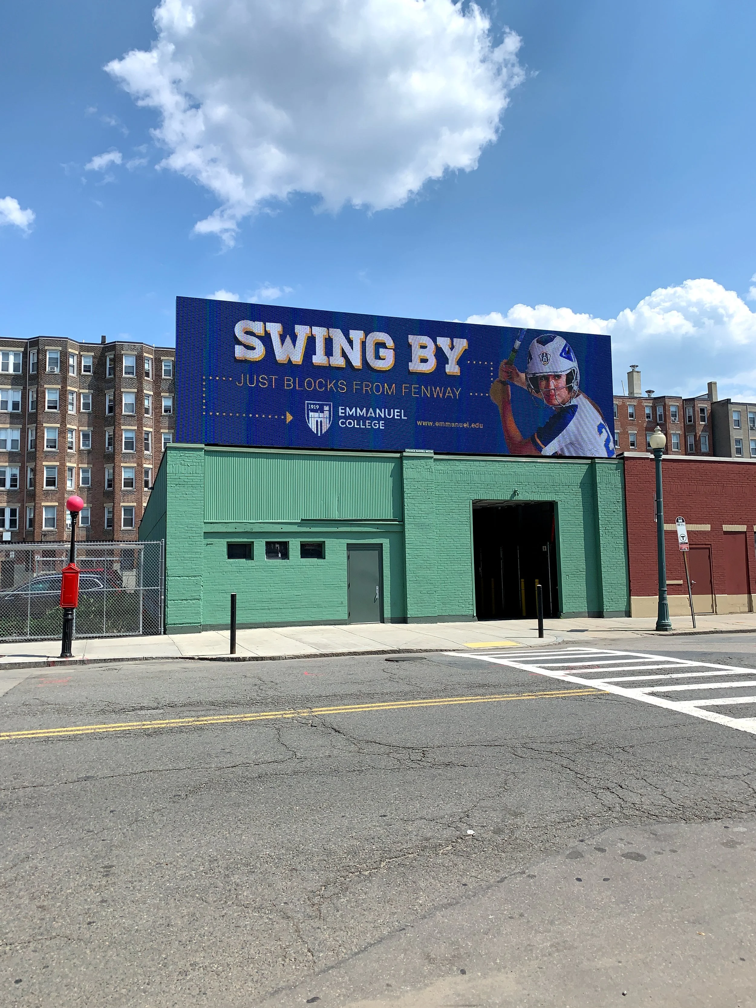 Fenway Park billboard design