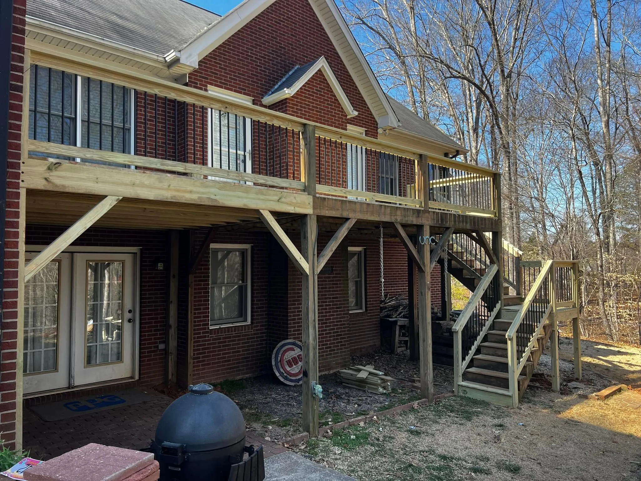 Elevated Home Decking & Stairs