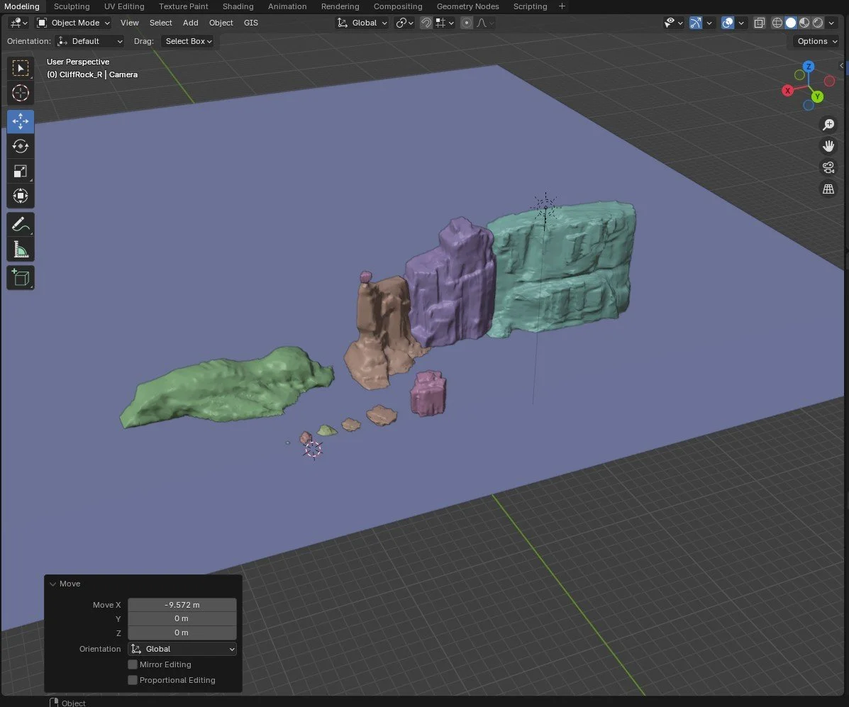 Assets built in Blender