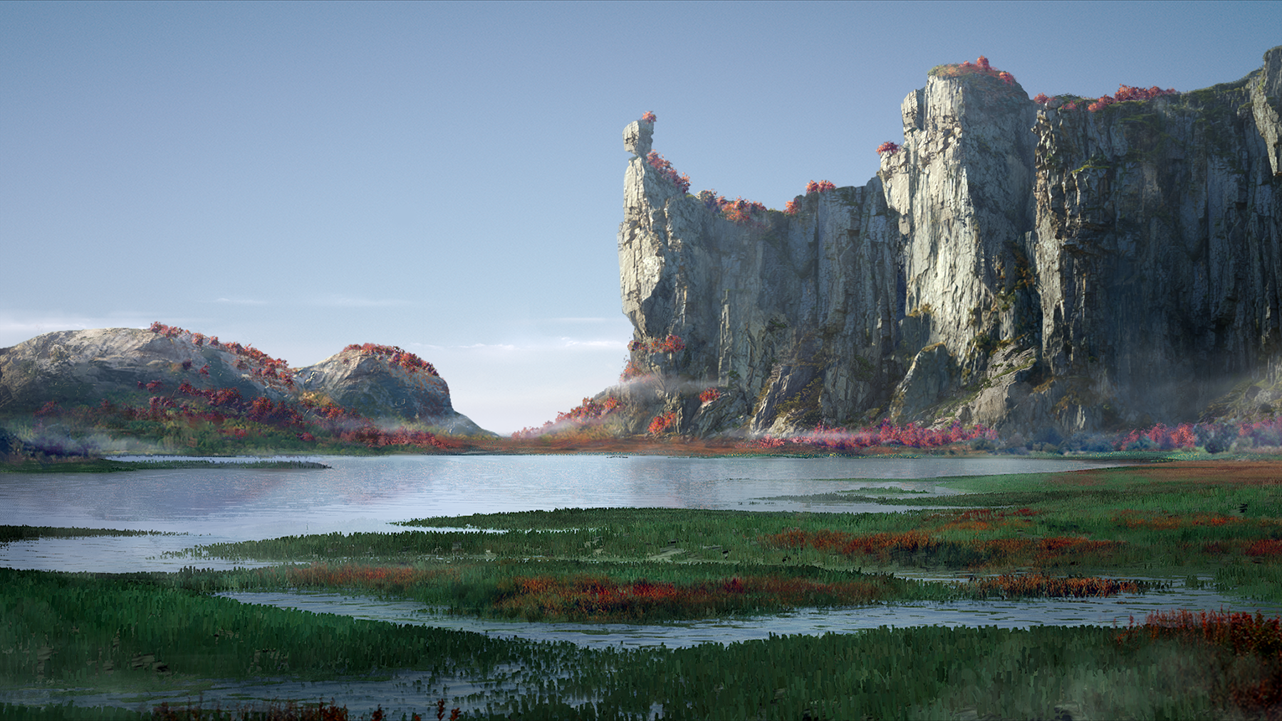 Final mattepainting and composite
