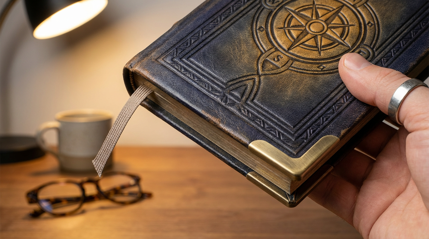 Embossed Hardcover Book