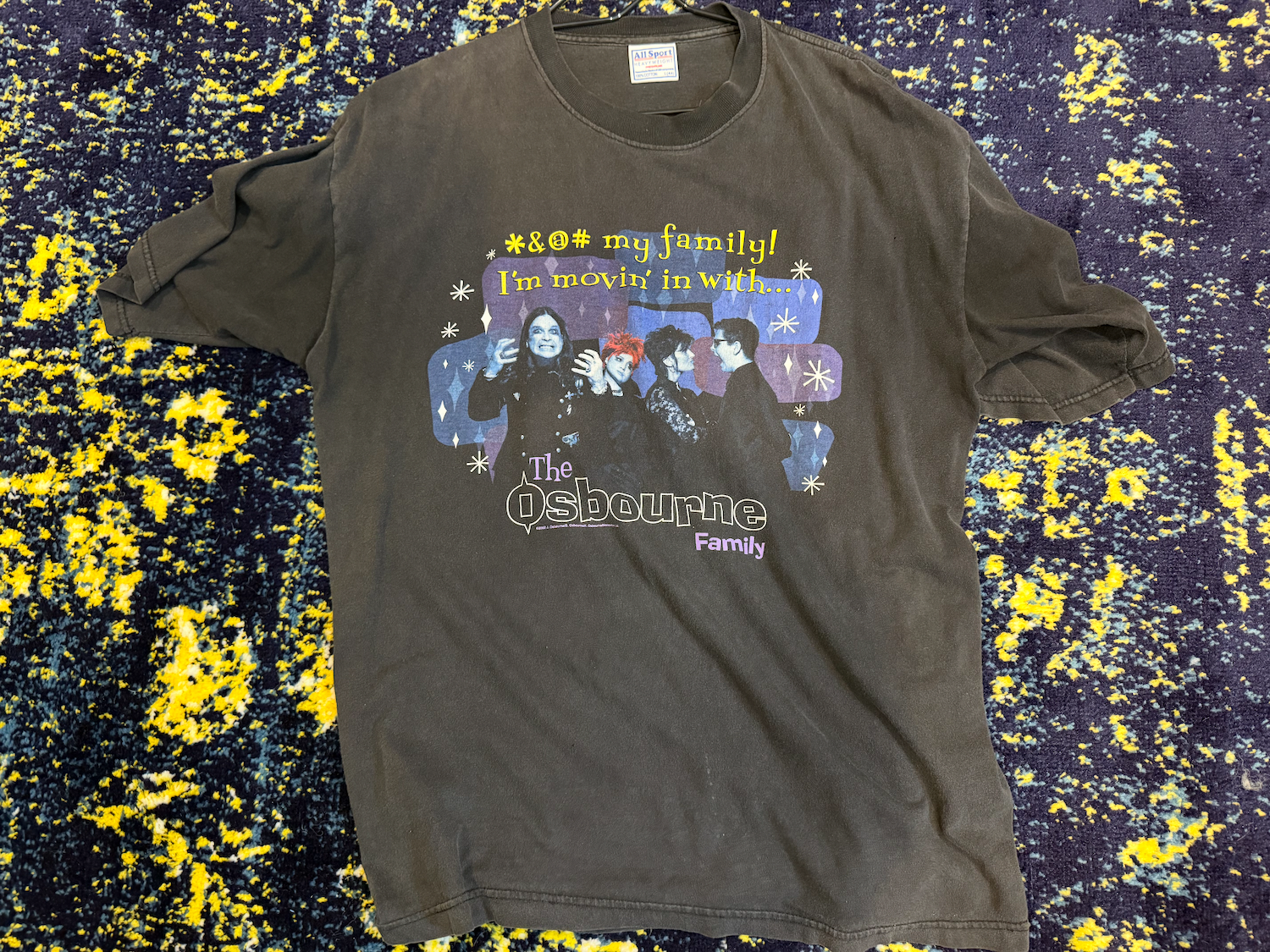 The Osbournes / Ozzy Osbourne - "F*** My Family" MTV Promo Shirt (Size L)