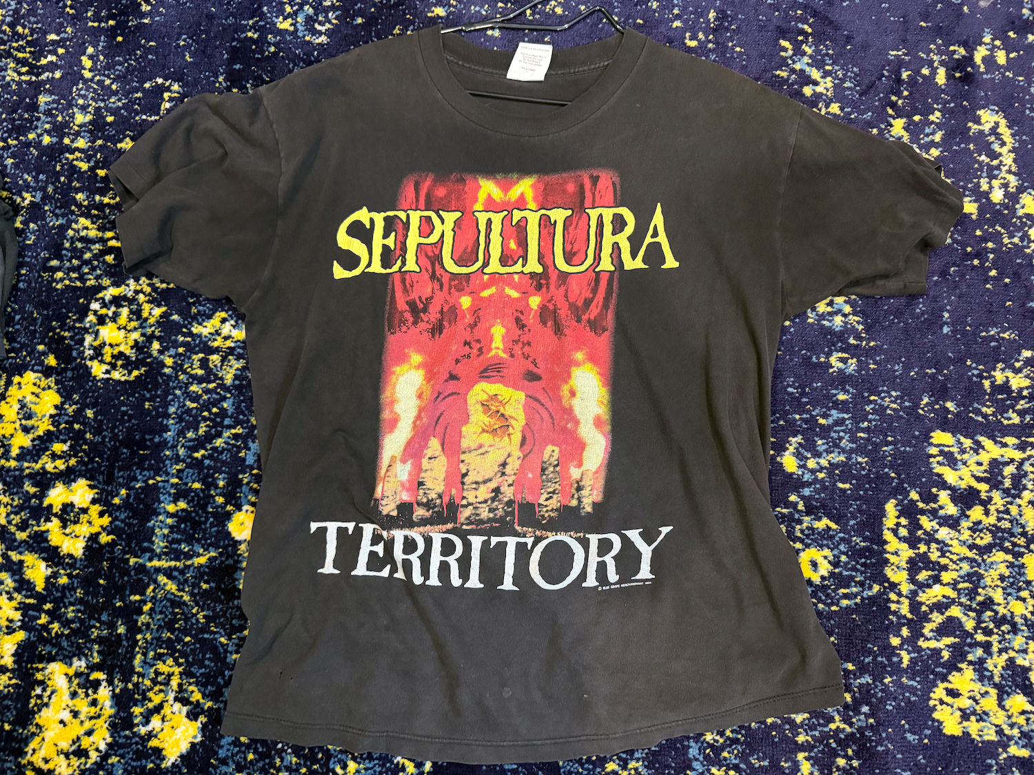 Sepultura "Territory" 90s T-Shirt (Size L)