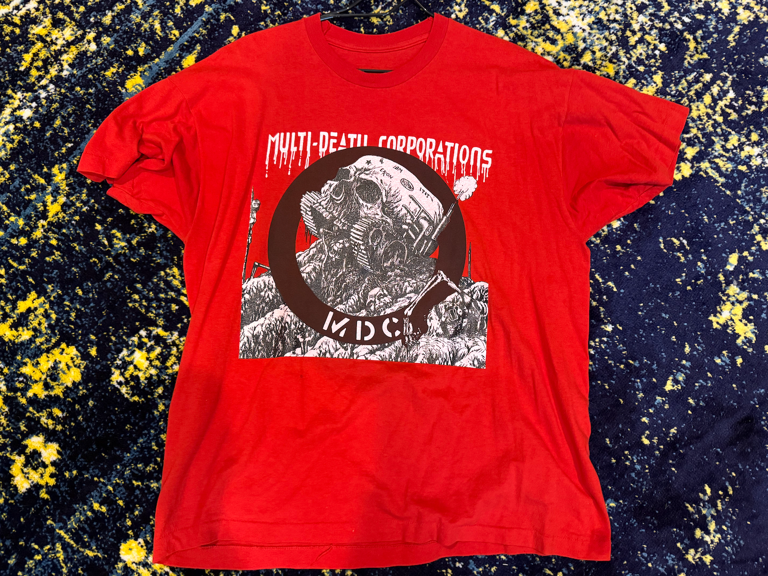 MDC "90s Multi Death Corporations / Millions of Dead Cops" T-Shirt (Size XL)