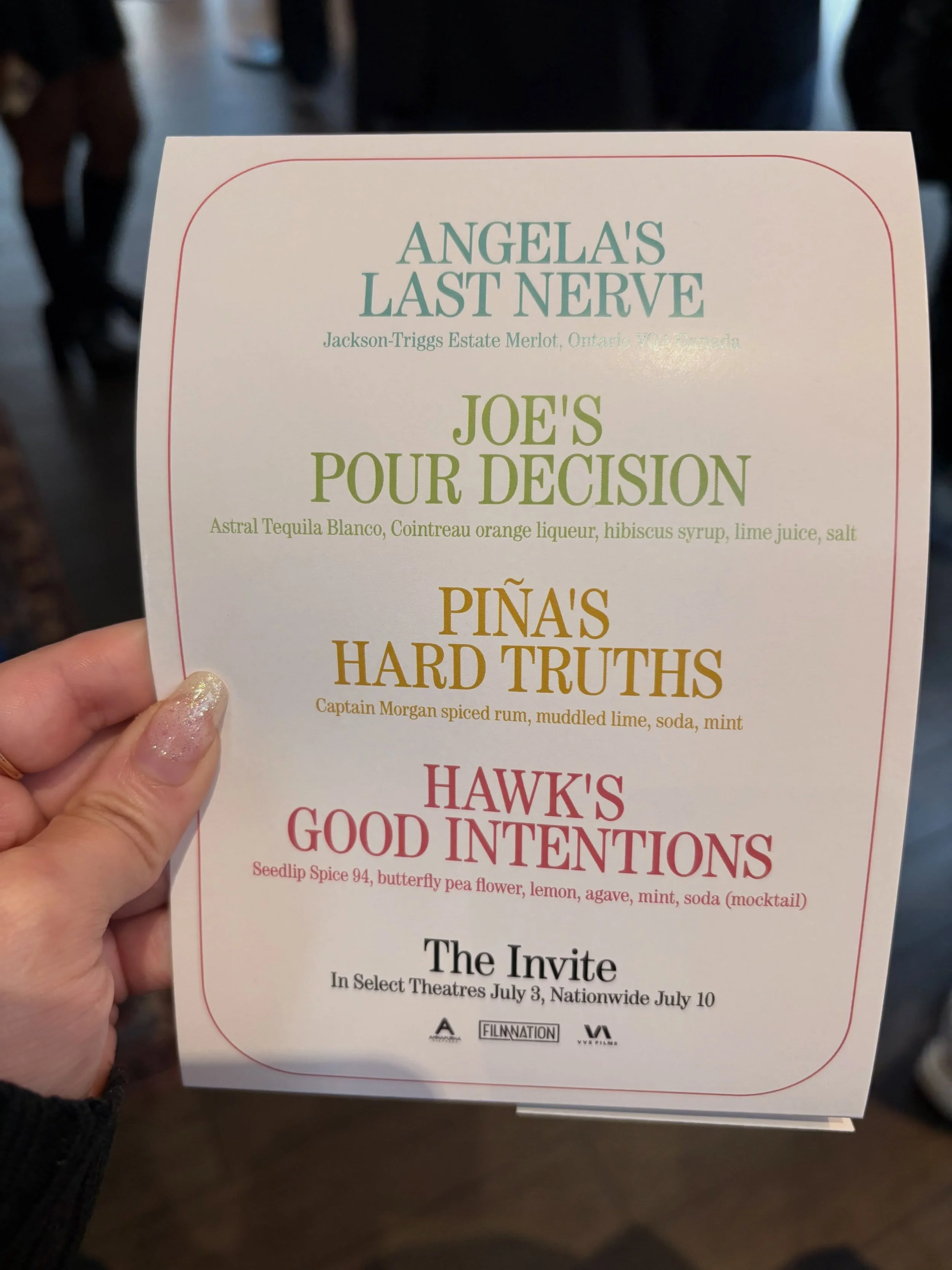I loved @theinvitemov, and I love this song! 🍸 One of my favourite films of the year. It&rsquo;s deeply funny, bittersweet, and coming soon to a theatre near you. Don&rsquo;t miss it. 💌