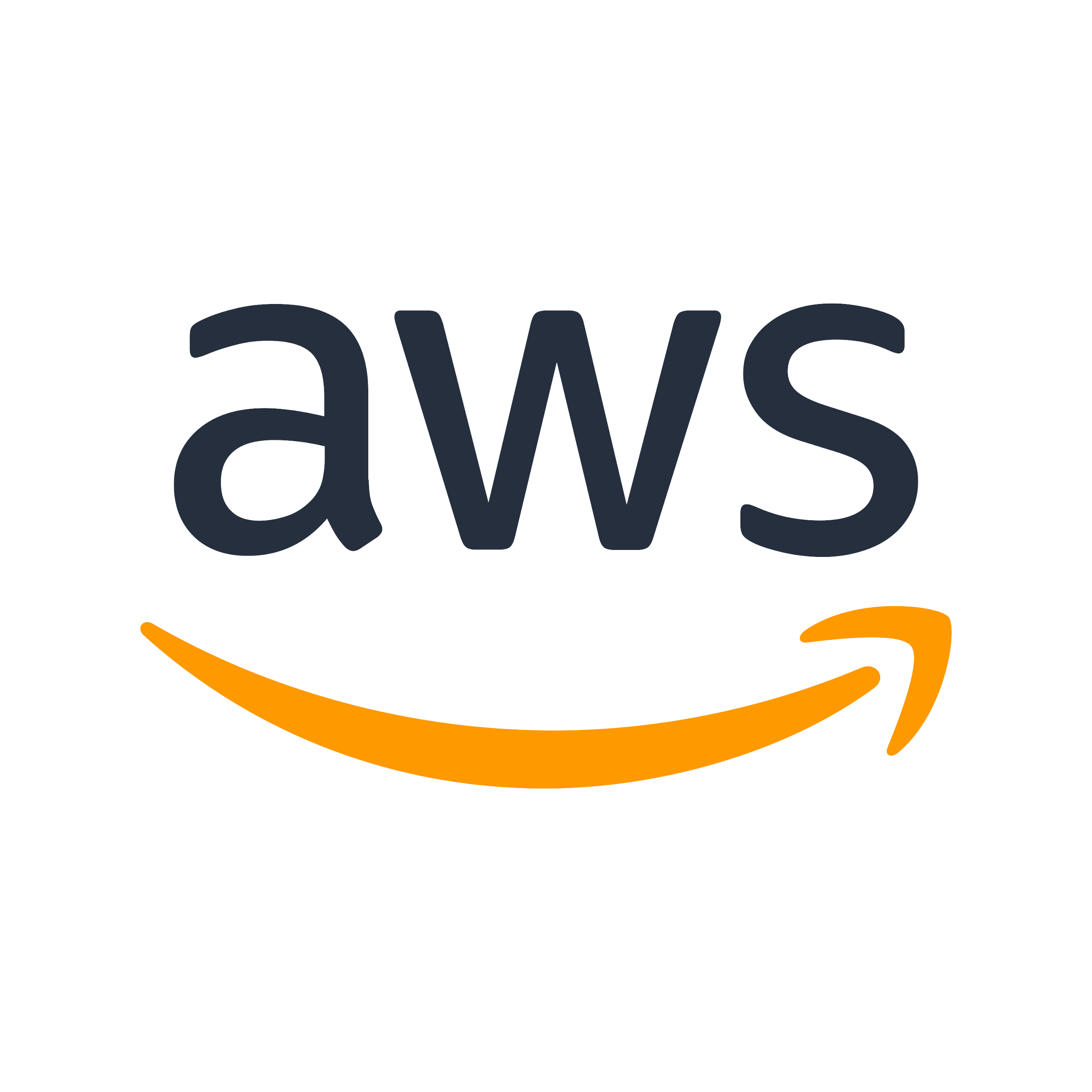 The image features the logo of ABC with a bright orange swoosh underneath. The background is black, making the logo stand out prominently.