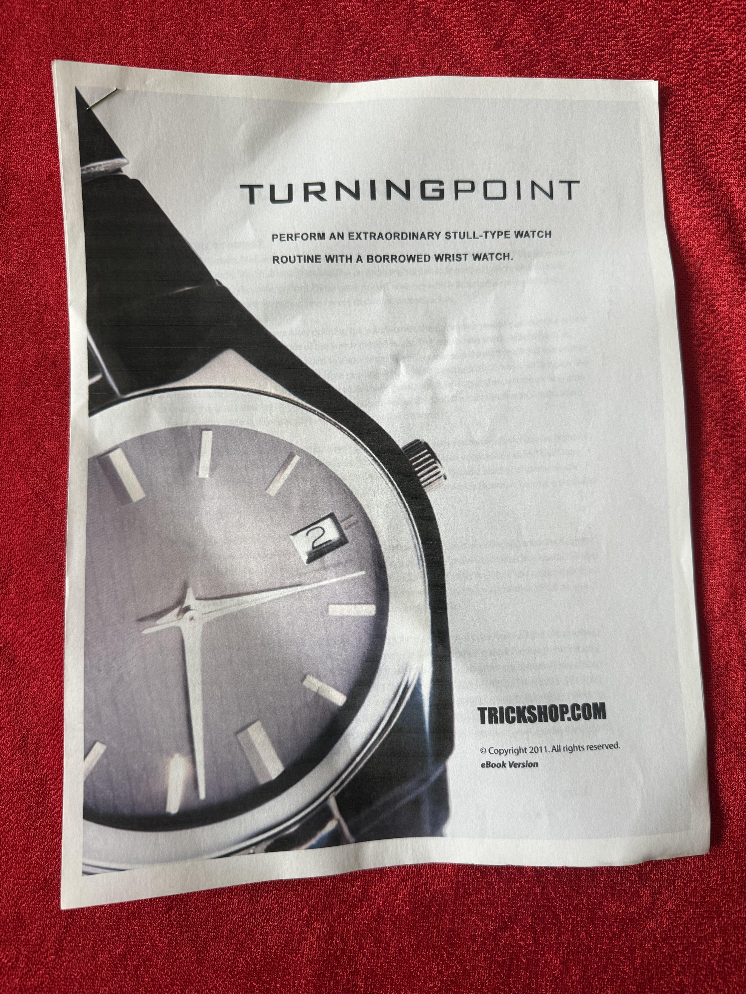 Turning Point (instructions)