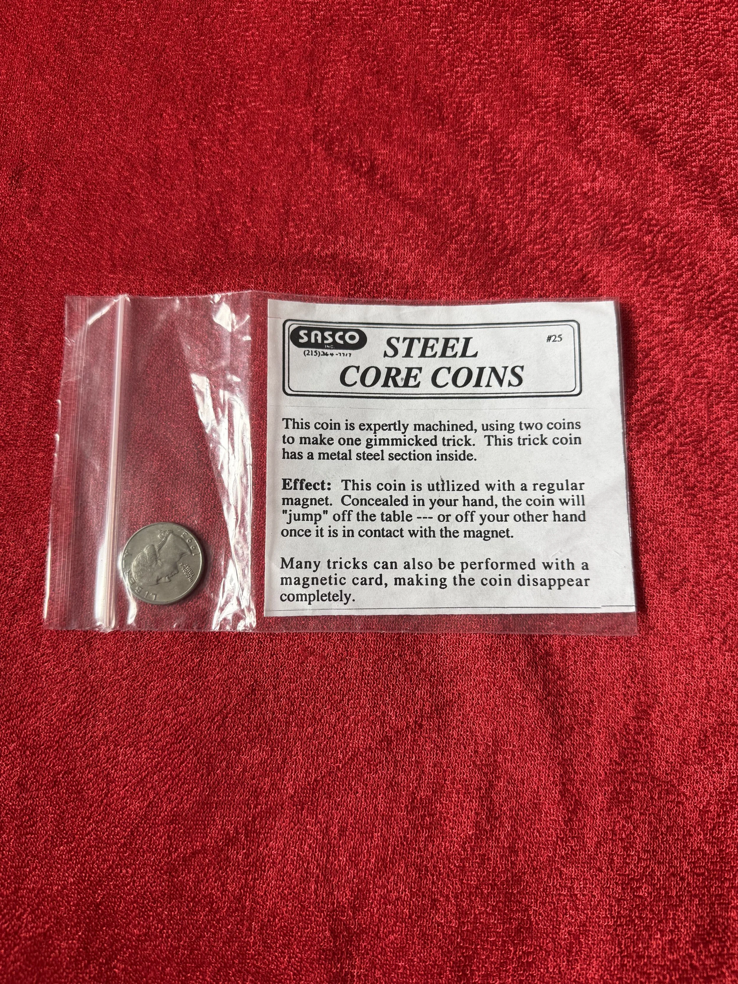 Steel Core Coins by Sasco
