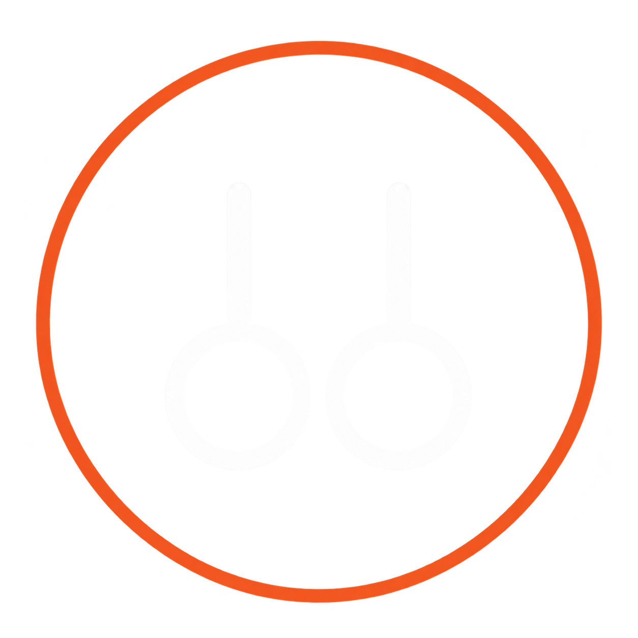 Icon of headphones with a prohibition sign over them.