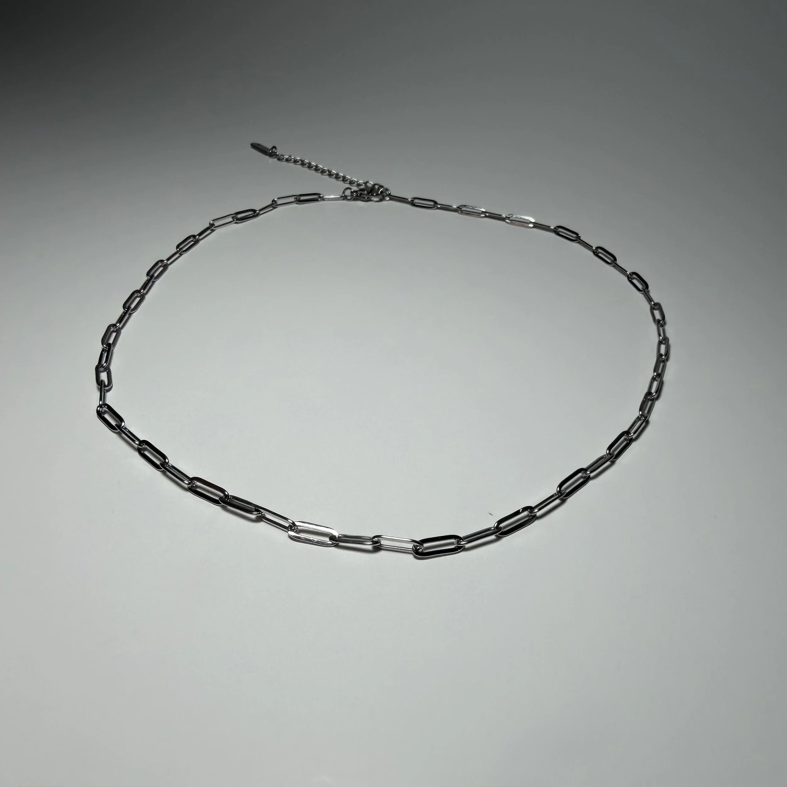 Silver link link chain