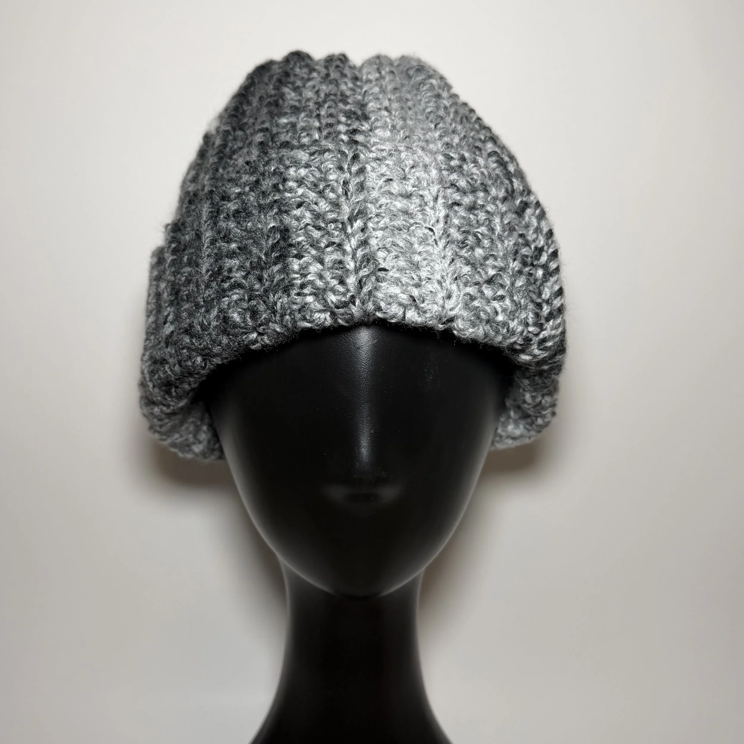 Crochet Beanie Grey