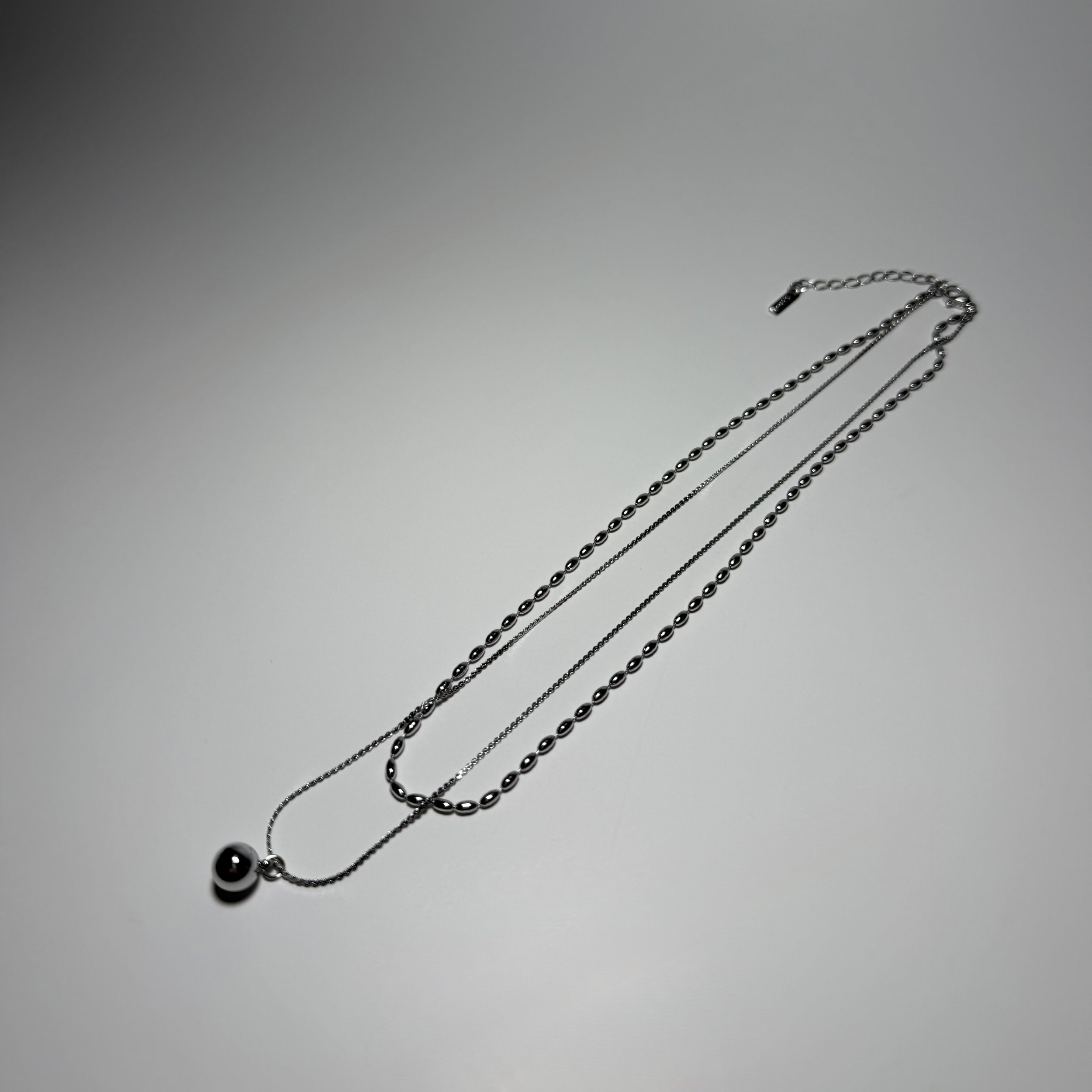 Double Silver Chain