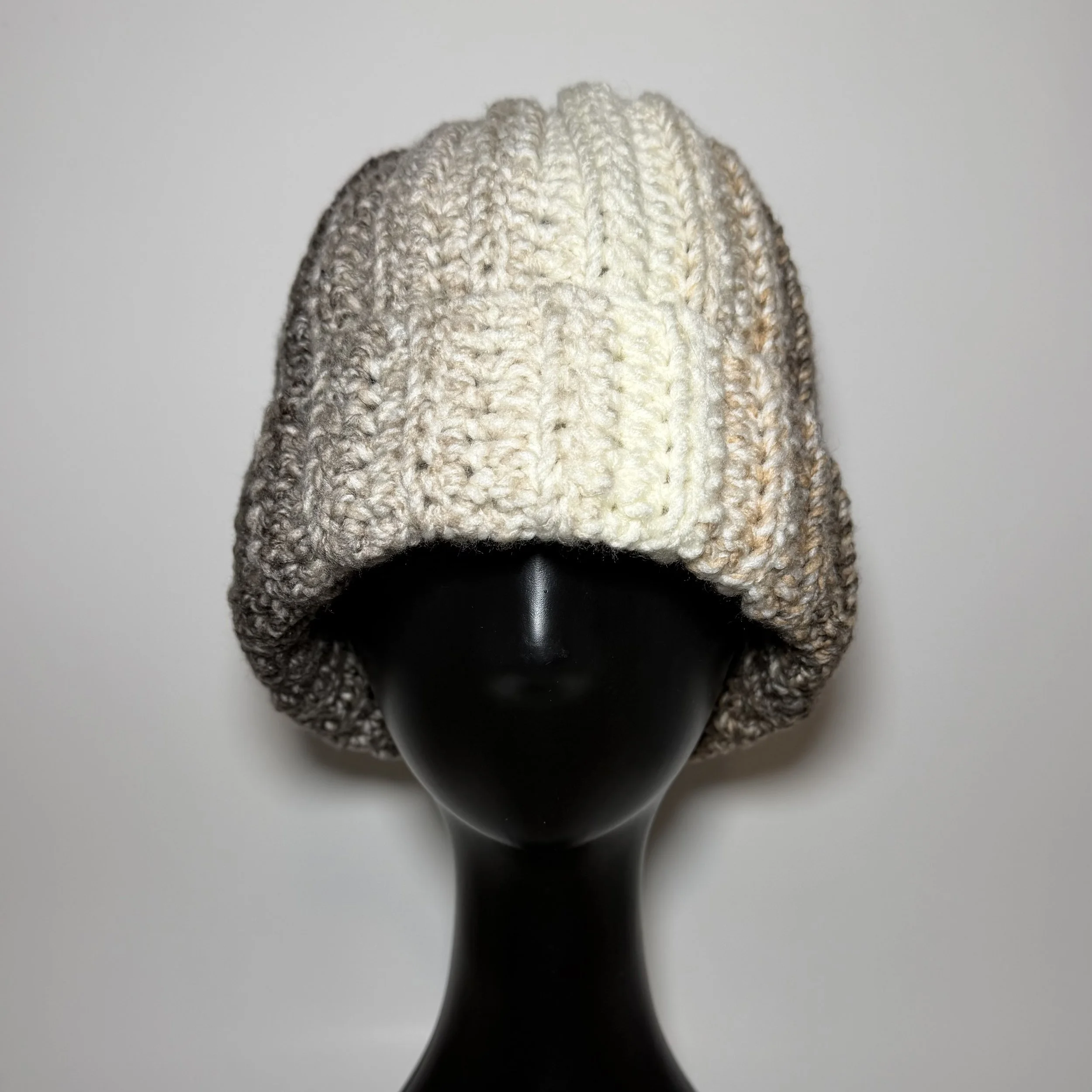 Crochet Beanie Brown