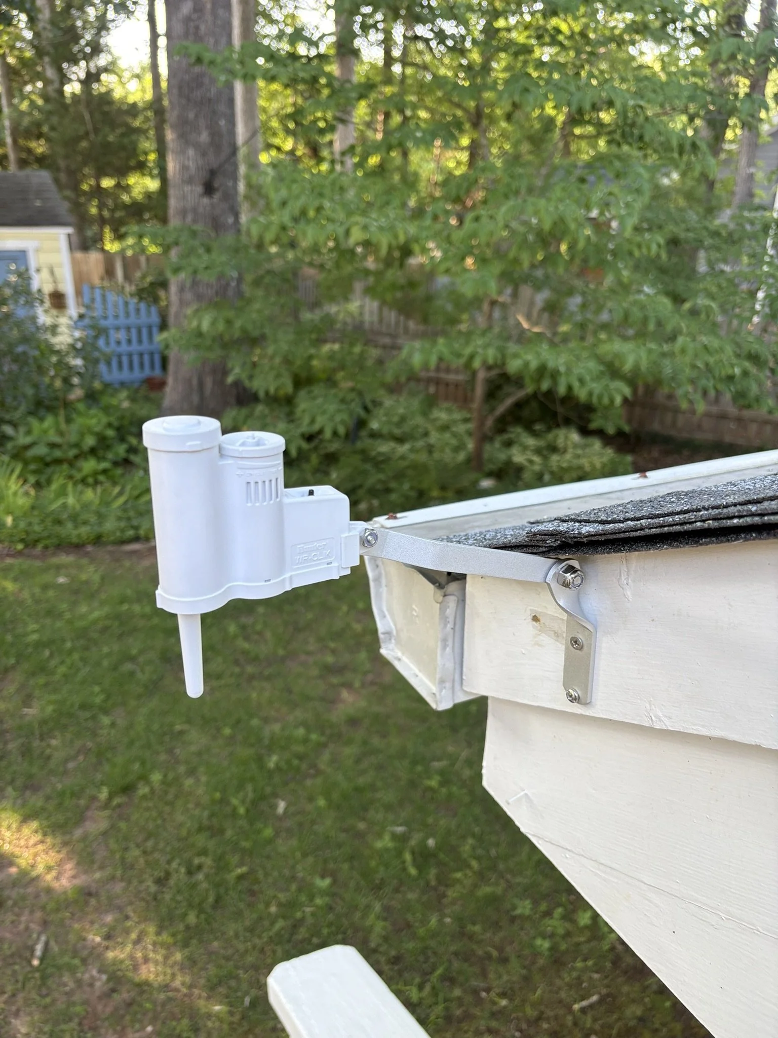 New rain sensor installed and secured.