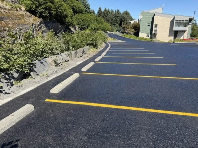Commercial seal coating and line striping in Kodiak AK 