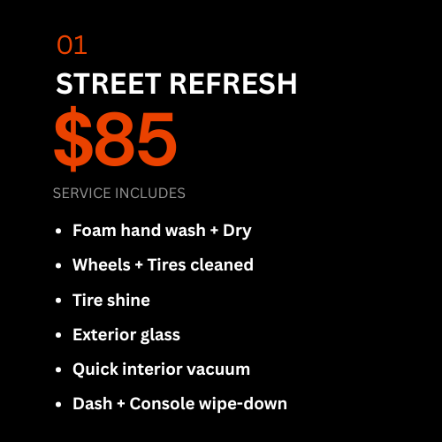 Street Refresh Car Detailing Service