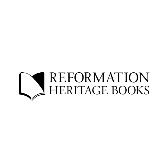 Logo of Reformation Heritage Books featuring an open book icon and text.