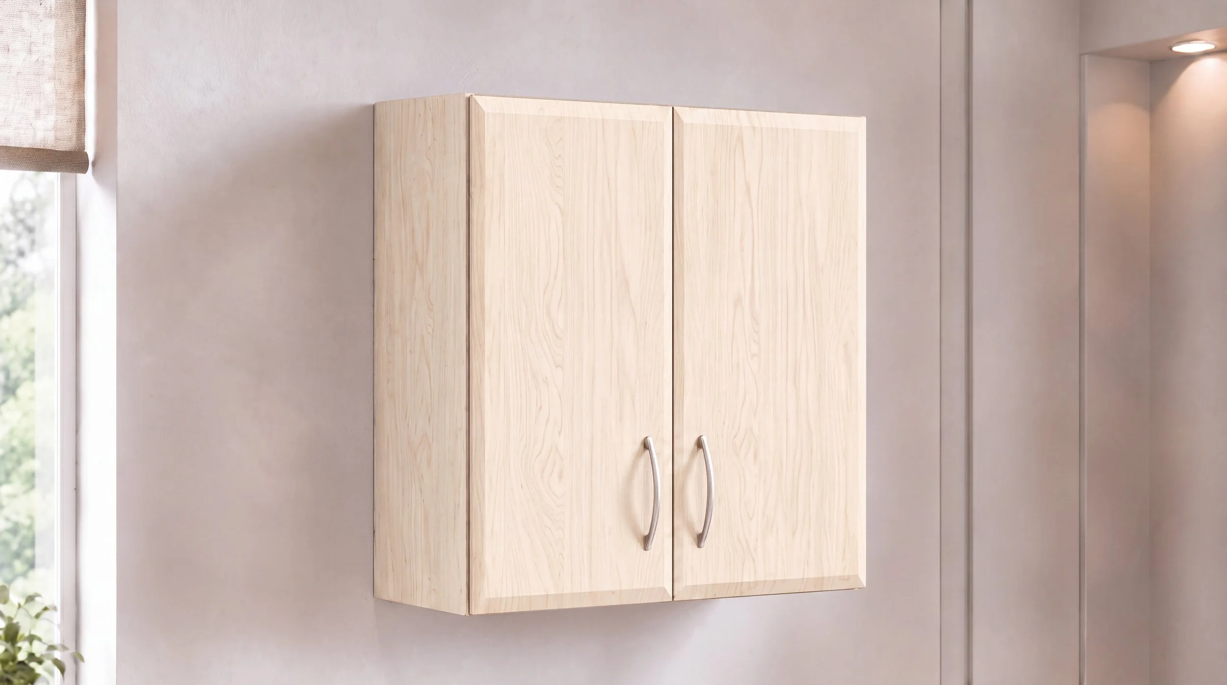 Magellan casework with an integrated waste receptacle.