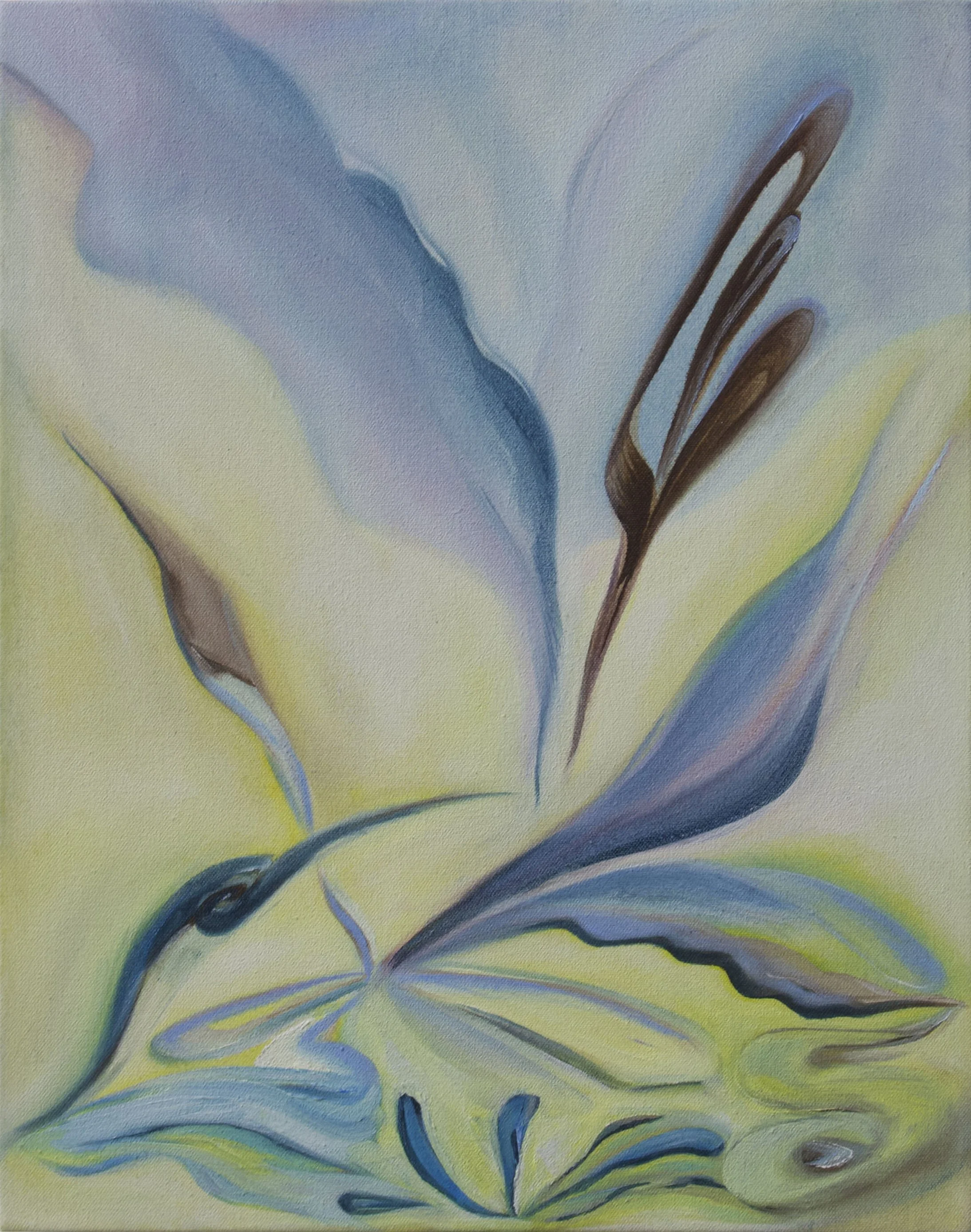 Where Quiet Lingers, 14"x11", oil on canvas