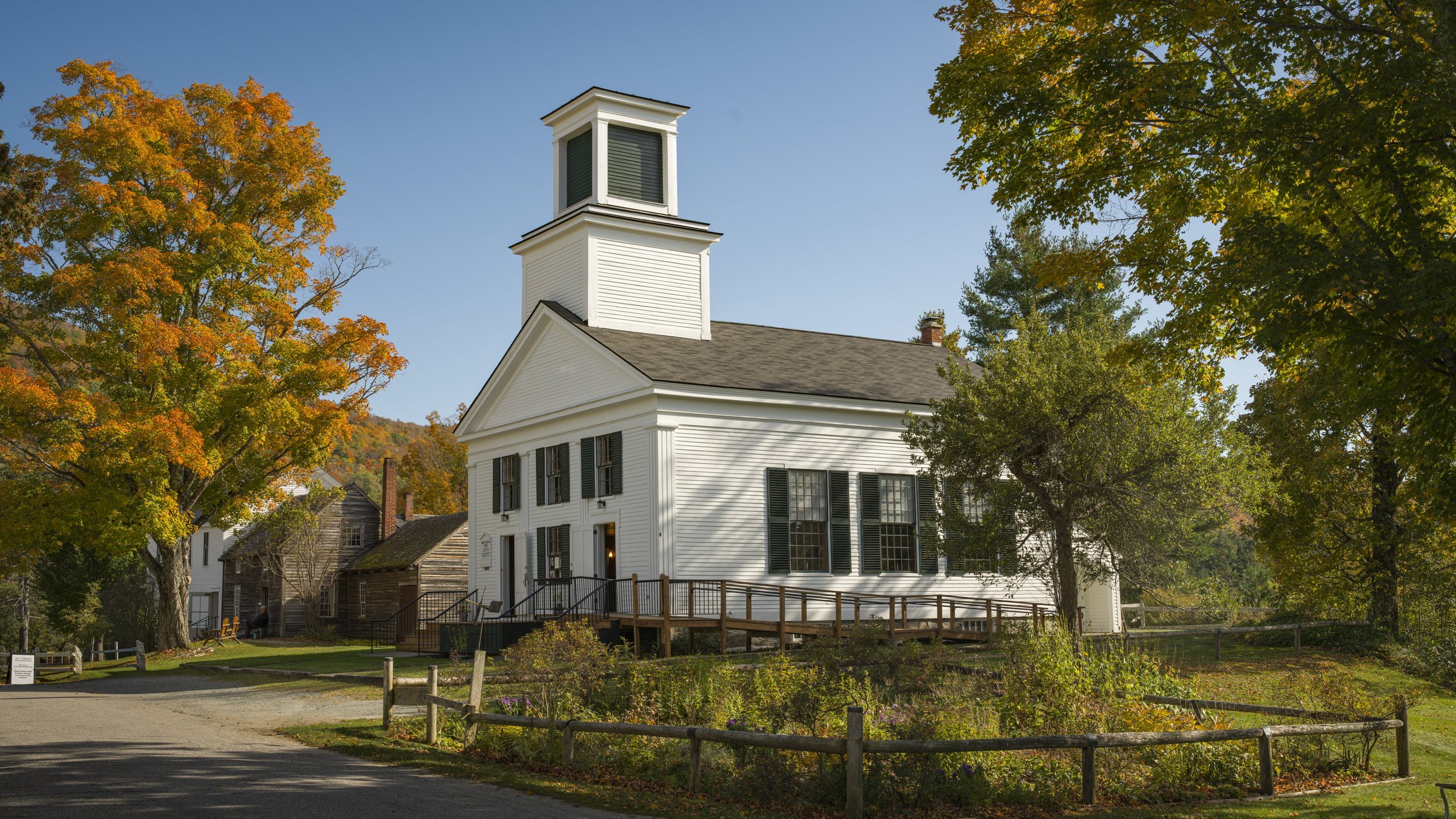 The 1840 Union Christian Church at Plymouth Notch.