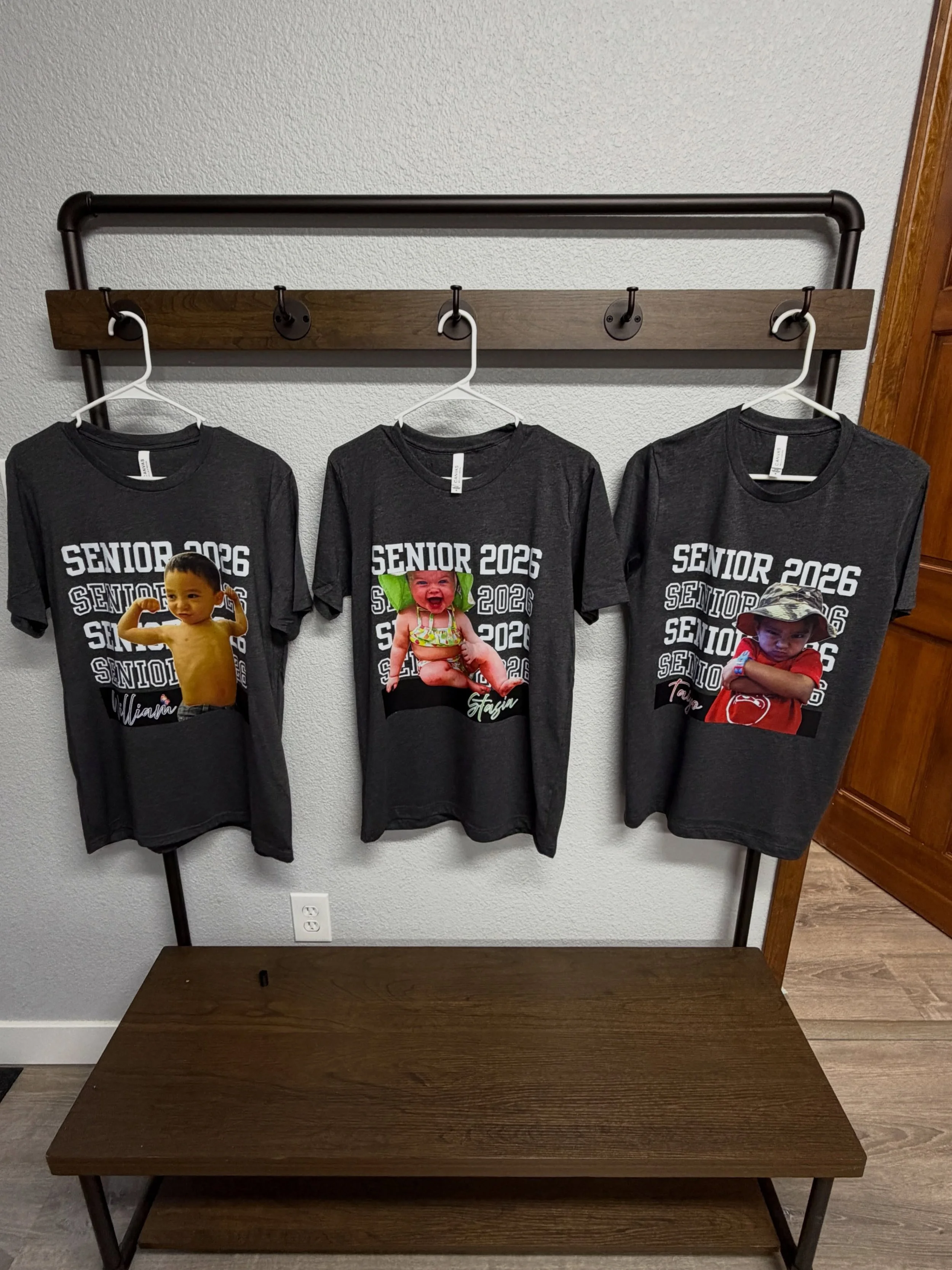 Senior 2026 milestone shirts