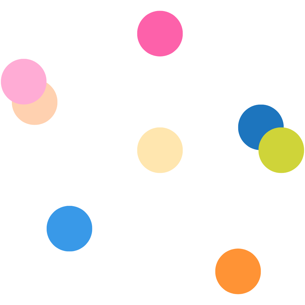 Colorful horizontal arrows pointing right in pink, peach, yellow, blue, and orange.