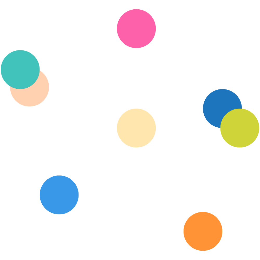 Multiple colorful arrows pointing in various directions, with text overlapping. The arrows are pink, light peach, yellow, blue, and orange.