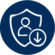 Reduced psychosocial risk