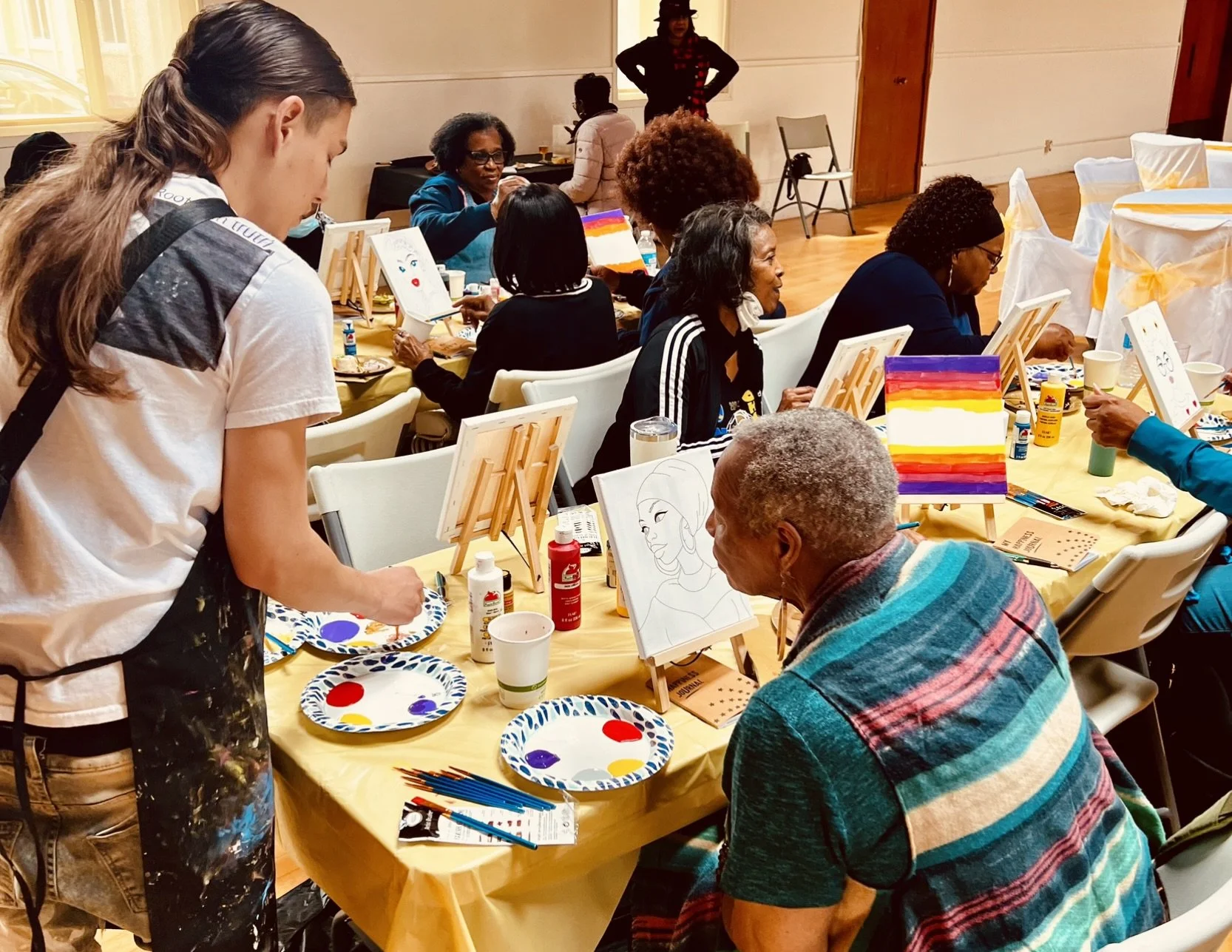 Art therapy workshop Beebee memorial church 9.16.23