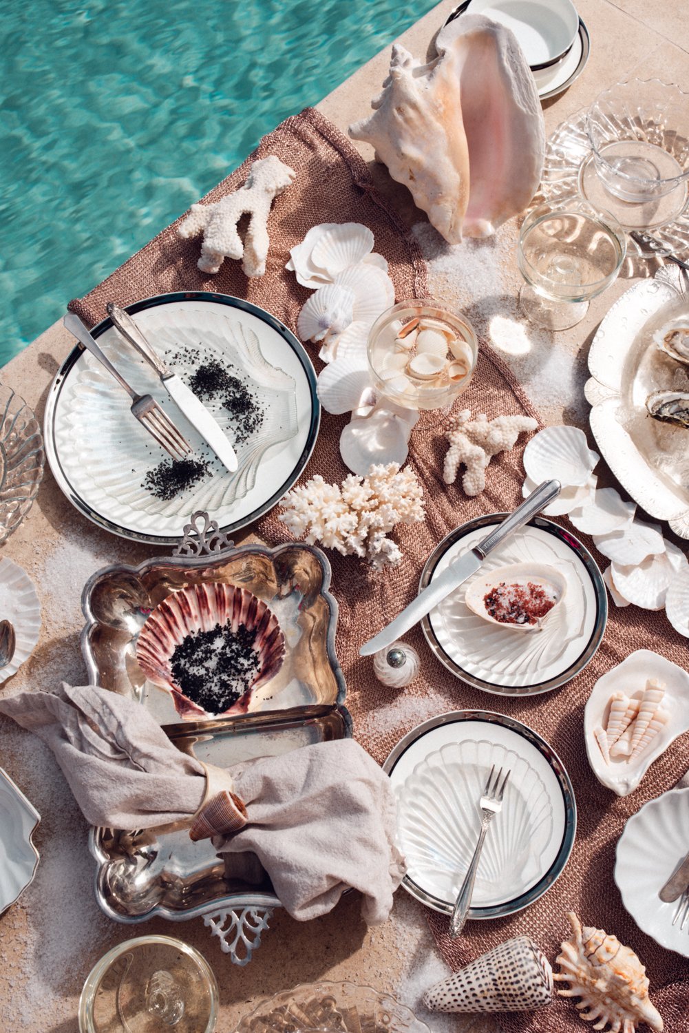 Mermaid Shell Tablescape