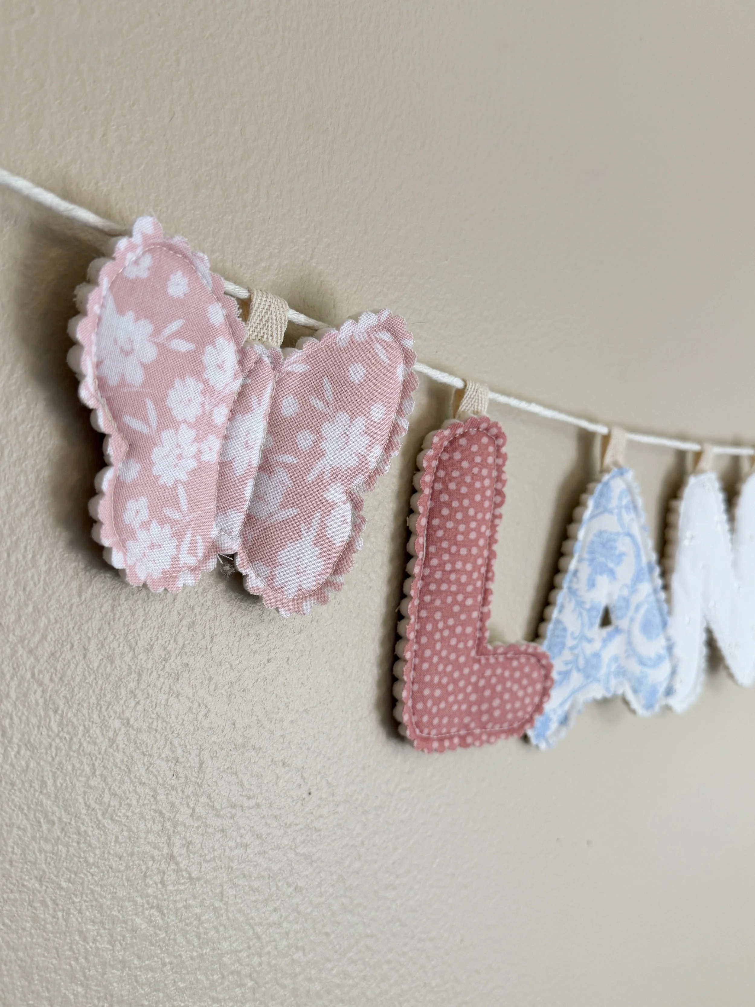 Custom Name Banner Charms