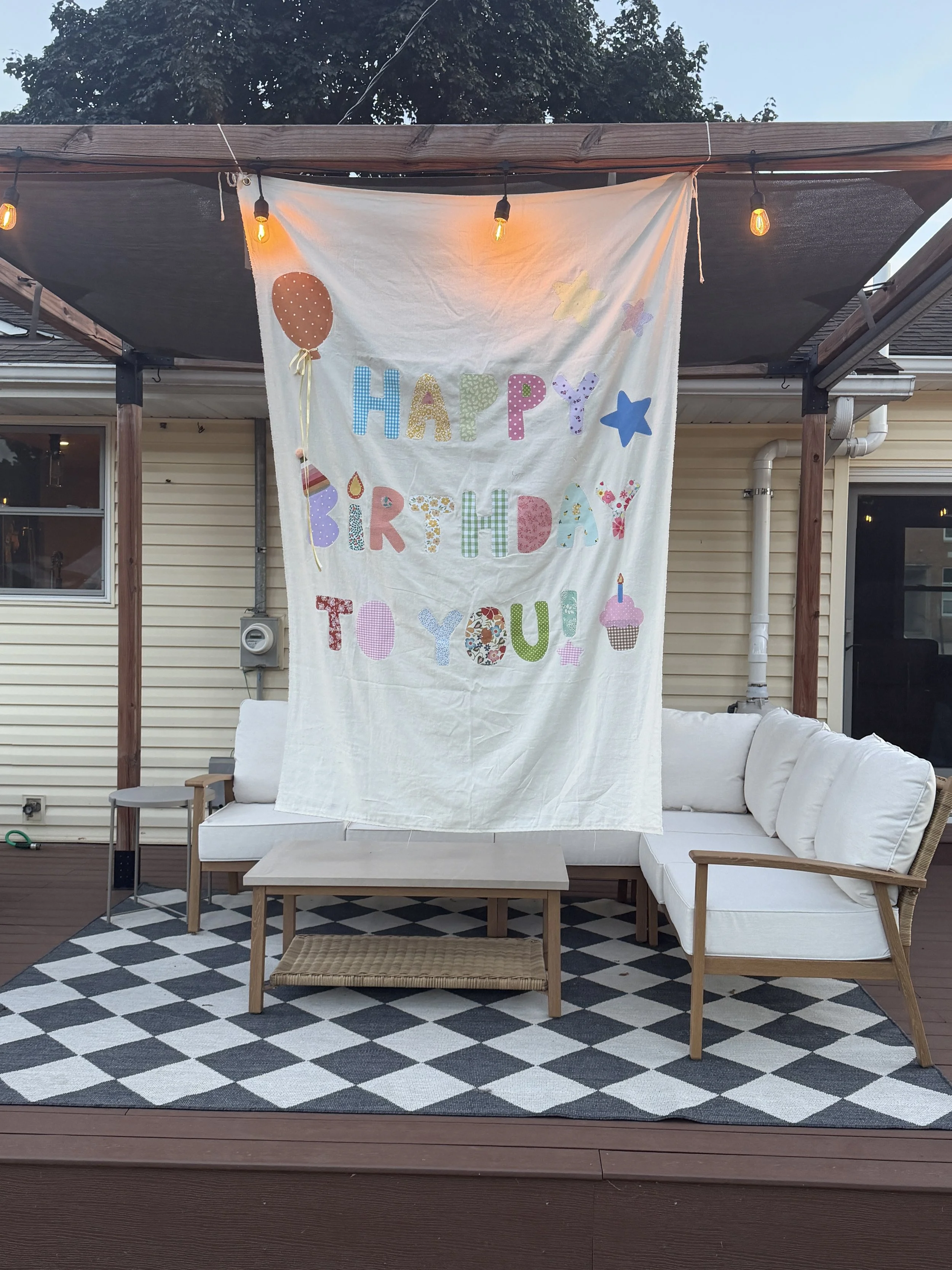Patchwork Birthday Tapestry
