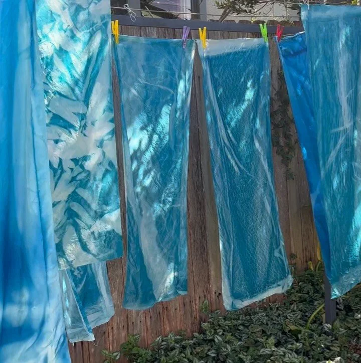 A sneak peak of my Cyanotype installation 👀
Exhibiting soon at @wayout.artspace 

Opening Saturday 26th 4pm - 6pm in Kandos 

#kandos #cyanotype #installation #artist #gallery