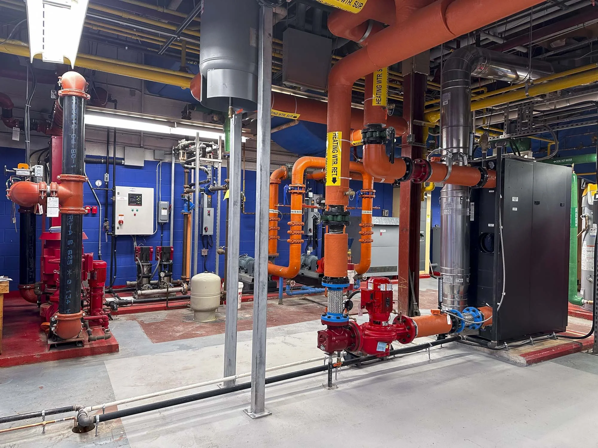 Mechanical and Electrical rooms