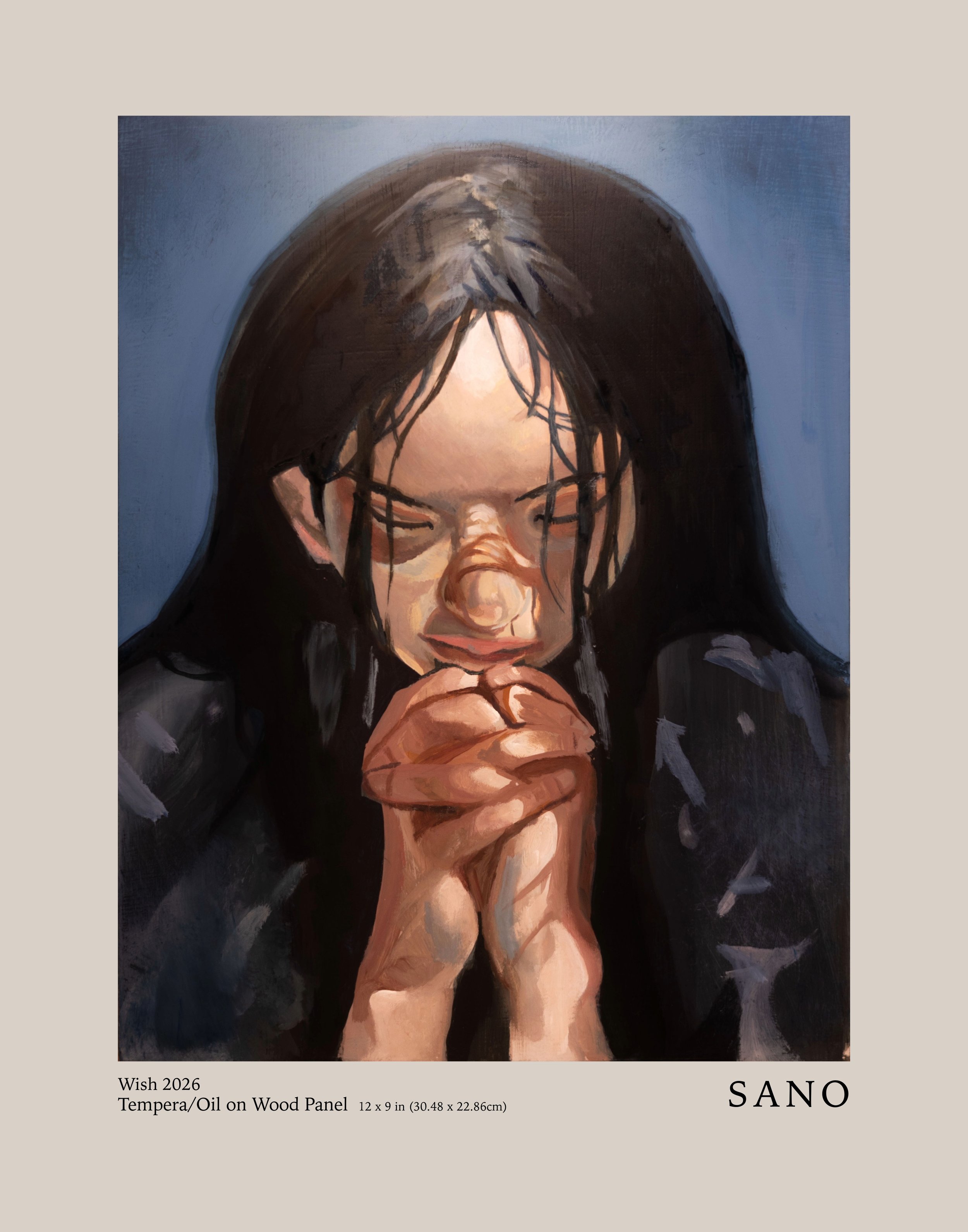 Wish / Tempera/Oil on Wood Panel / 12 x 9 in (30.48 x 22.86cm)