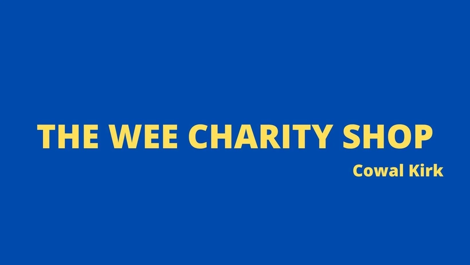 The Wee Charity Shop