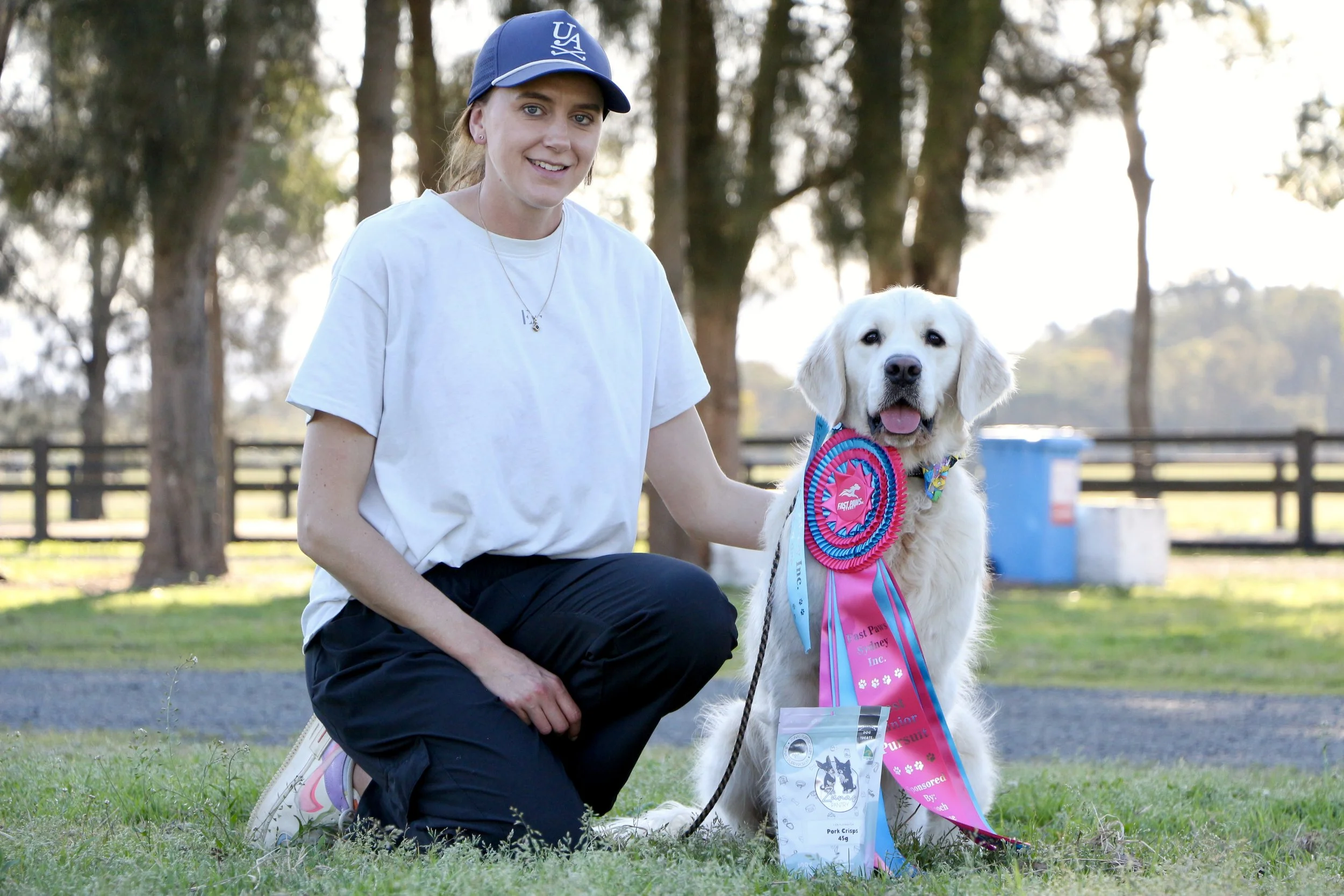 According to Brodie - Million Dollar Boy - golden retriever - with handler Brooke Krumbeck - FastPaws Best in Junior Lure Pursuit 2026, Hawkesbury, Sydney