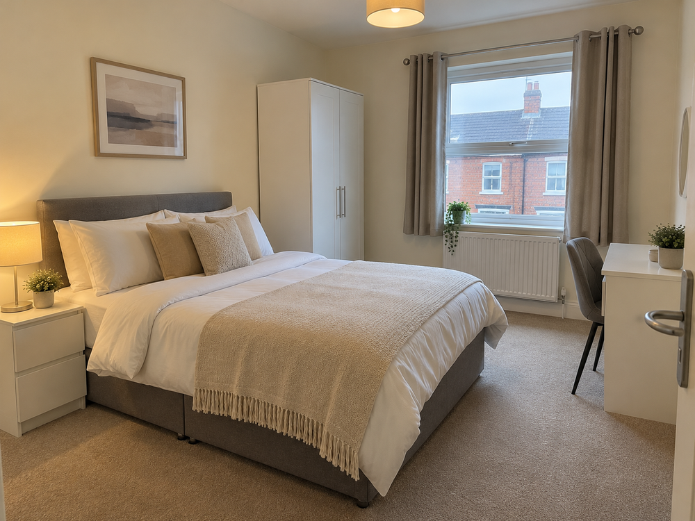 Doncaster professional HMO bedroom
