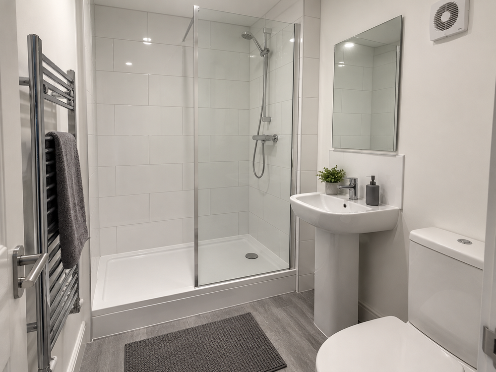 Nottingham professional HMO shower room