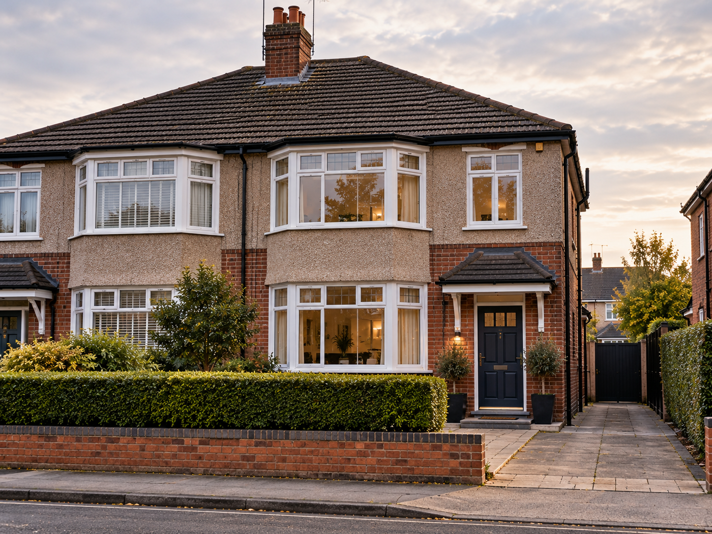 Warm Evening British Semi-Detached Home.png