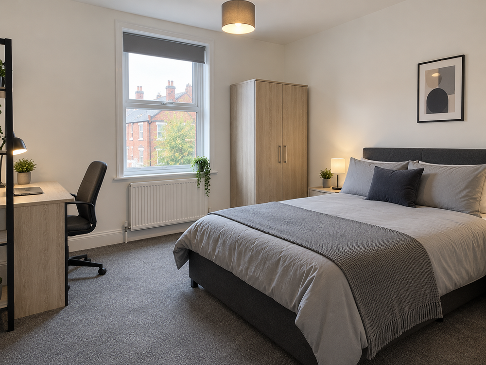 Nottingham professional HMO bedroom