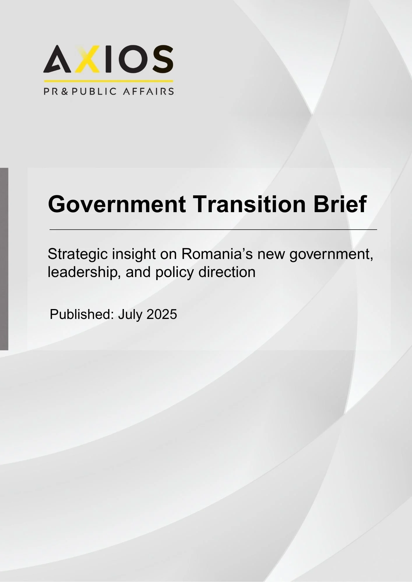 Axios Government Transition Brief