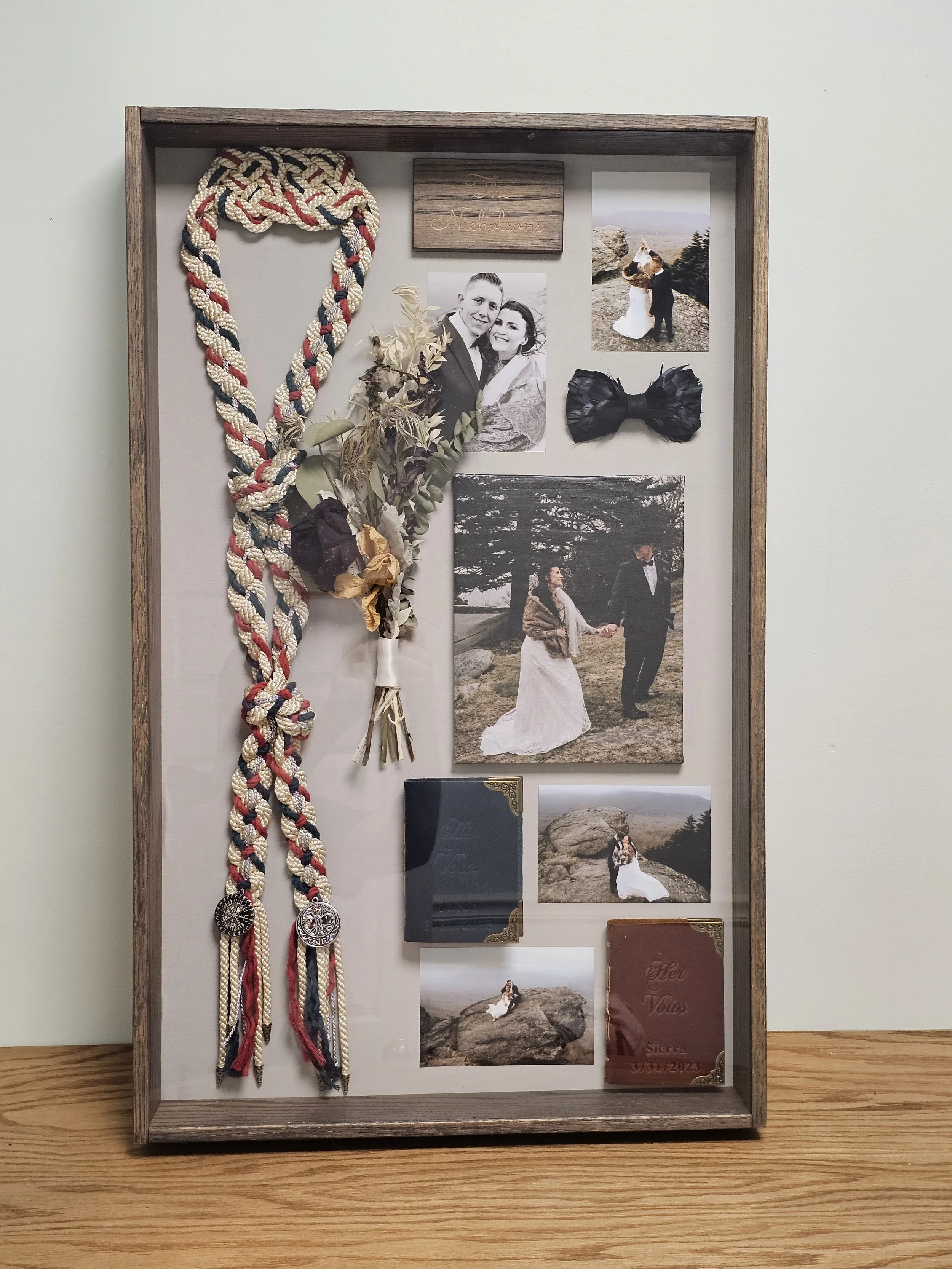 custom heirloom wedding keepsake box