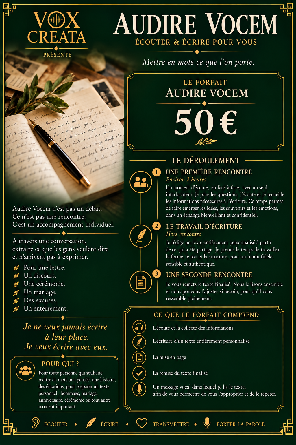 Affiche Art déco Audire Vocem.png