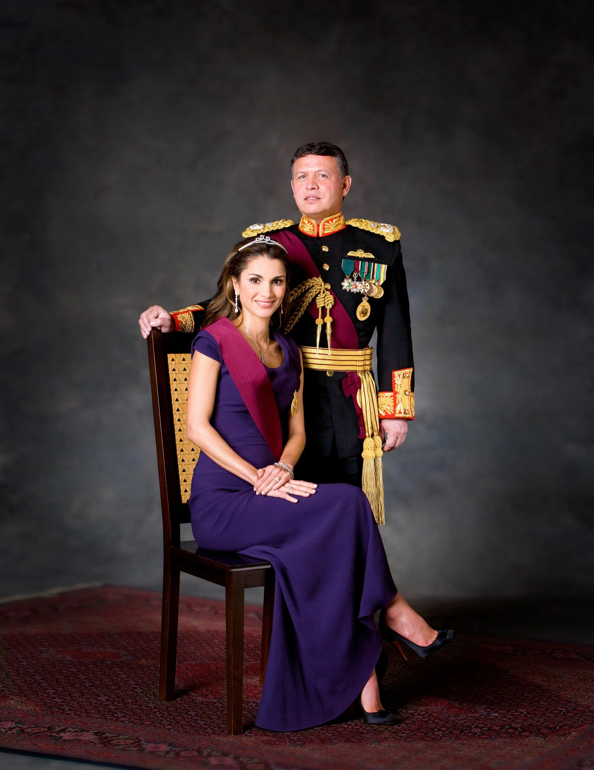 King Abdullah II & Queen Raina