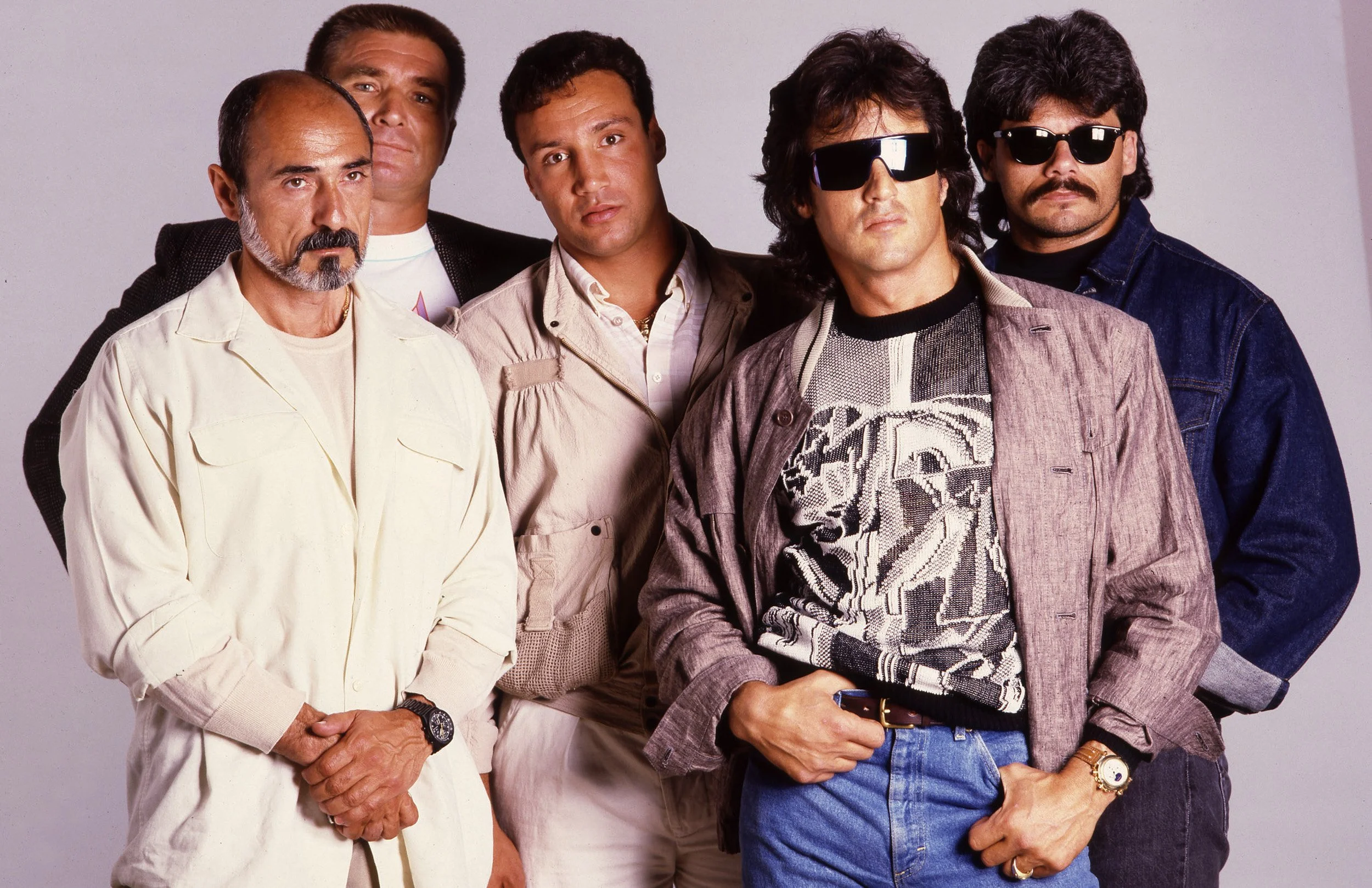 Silvester Stallone & Bodyguards