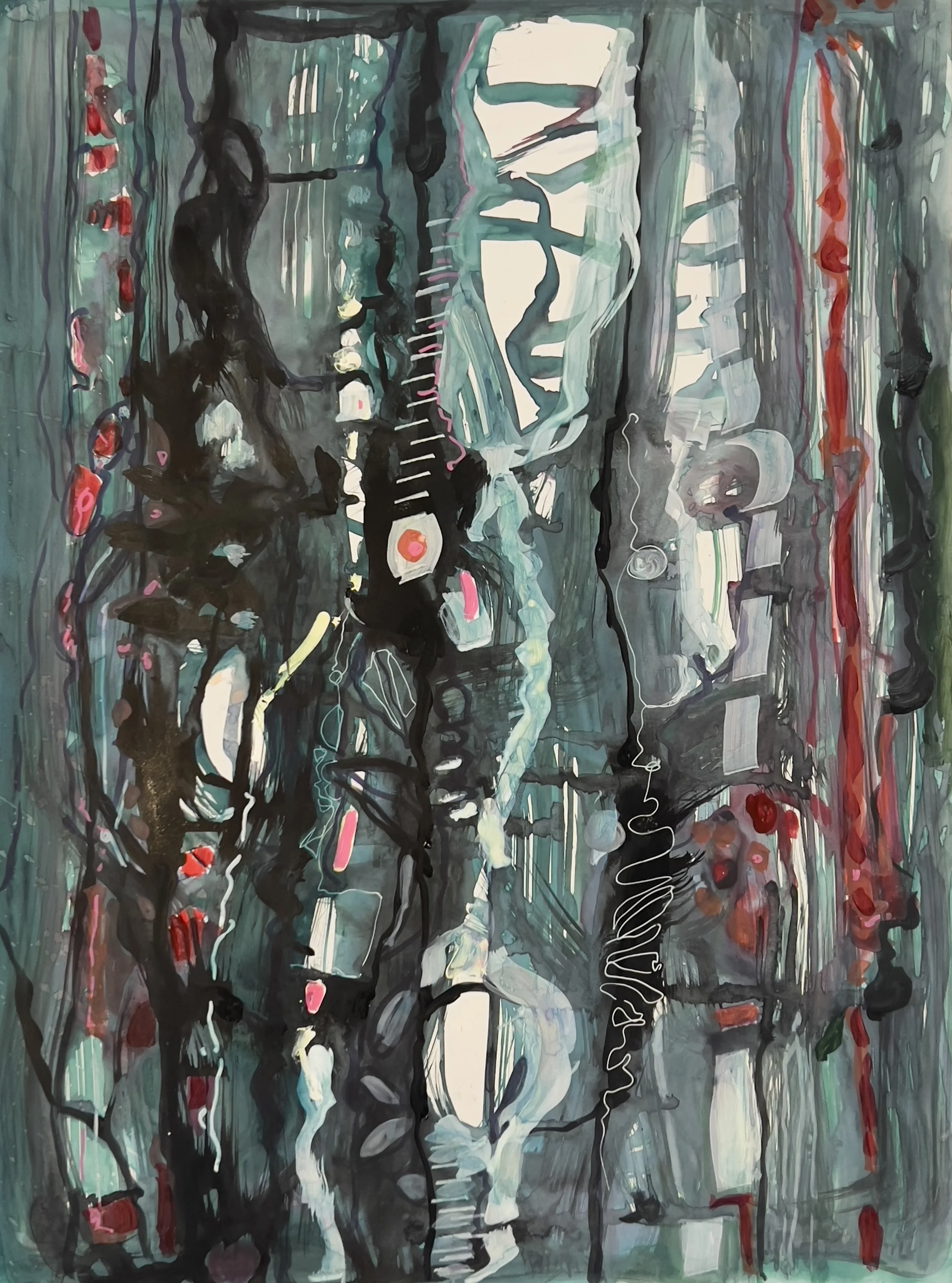 2023, ecoline on paper, 56 x 42 cm